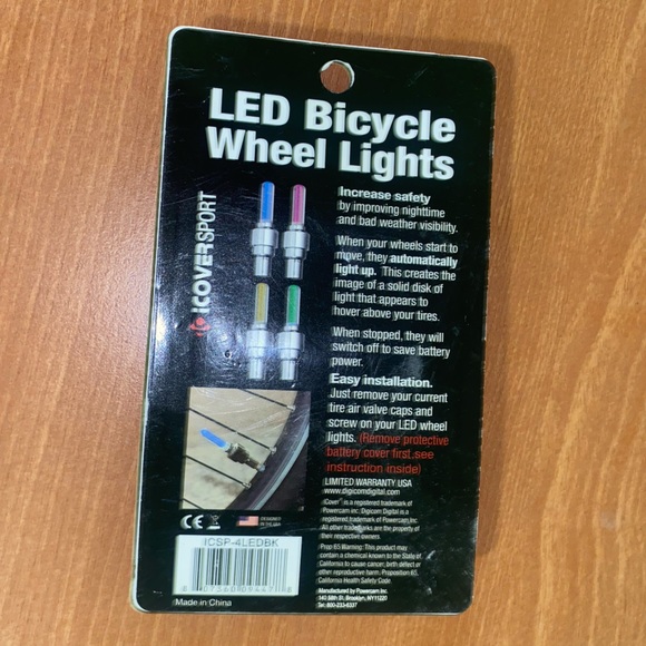 icoversport LED Bicycle Wheel Lights -4pcs - Picture 5 of 5